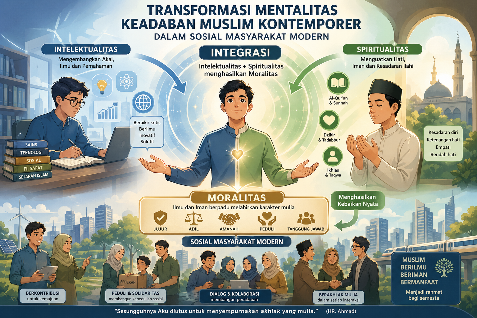 Transformasi Mentalitas Keadaban Muslim Kontemporer Dalam Sosial Masyarakat Modern